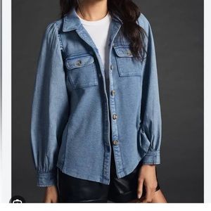Pilcro Anthropolgie Button Shirt Jacket in Size Medium